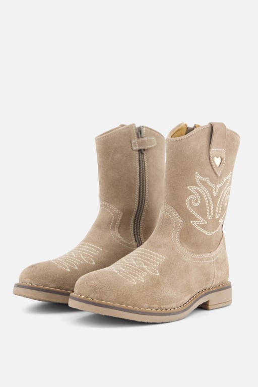 Muyters Cowboylaarzen taupe Suede