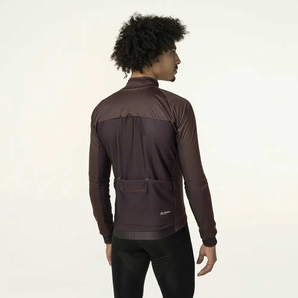 AGU Polartec Alpha Performance Fietsjack Donkerrood Heren