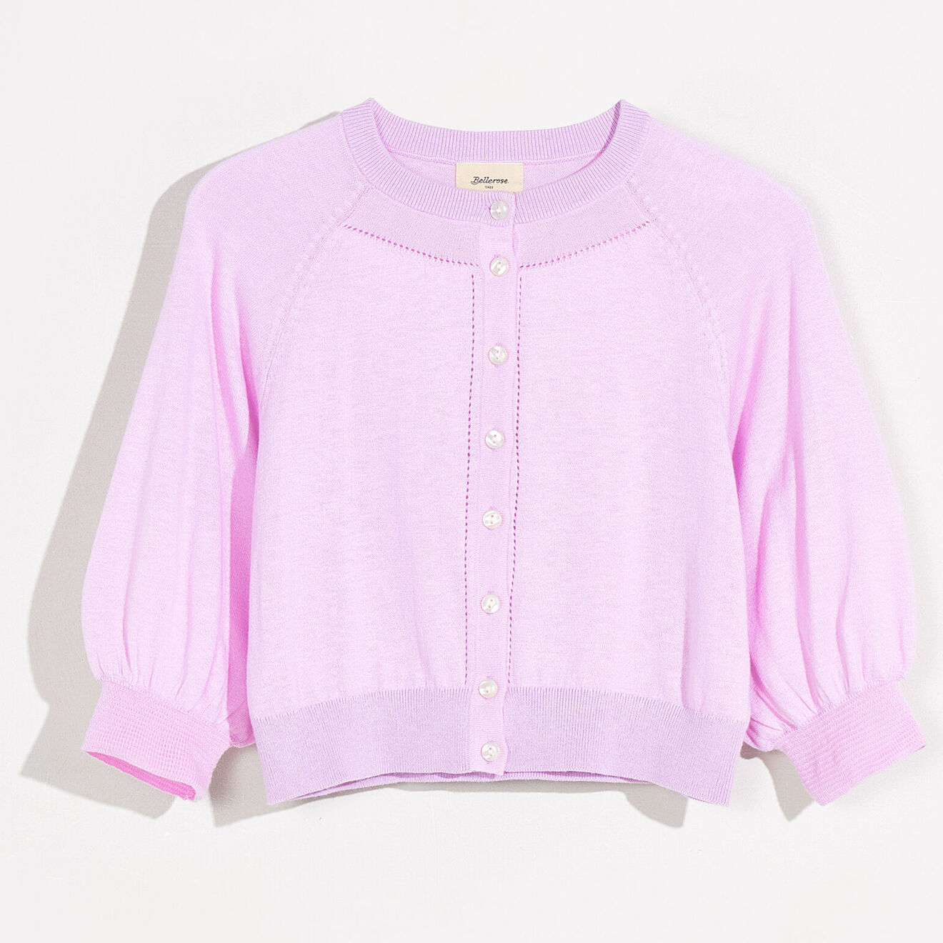 Bellerose Cardigan Gyco rose clématite