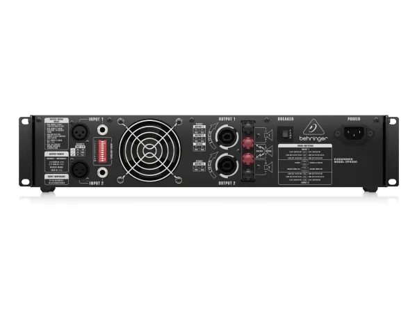 Behringer asd, 4000 W, 0,02%, 34 dB, 20000 ohm (O), 20 - 20000 Hz, 1/4