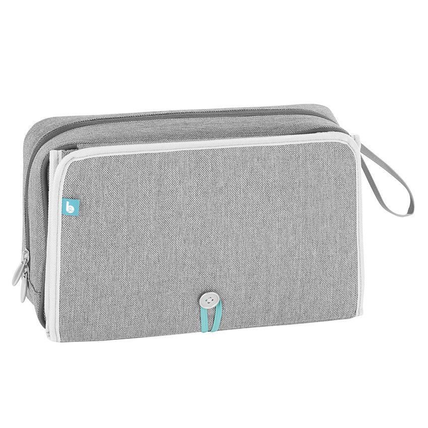 Matelas à langer nomade NomadCare - Gris - Ecru