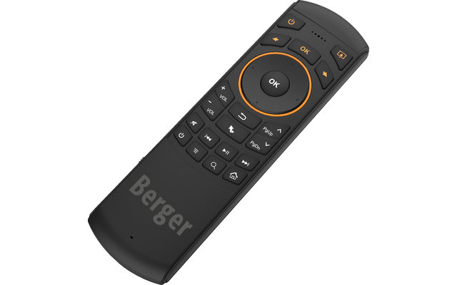 Berger Universal Funkfernbedienung mit Tastatur und Air Mouse