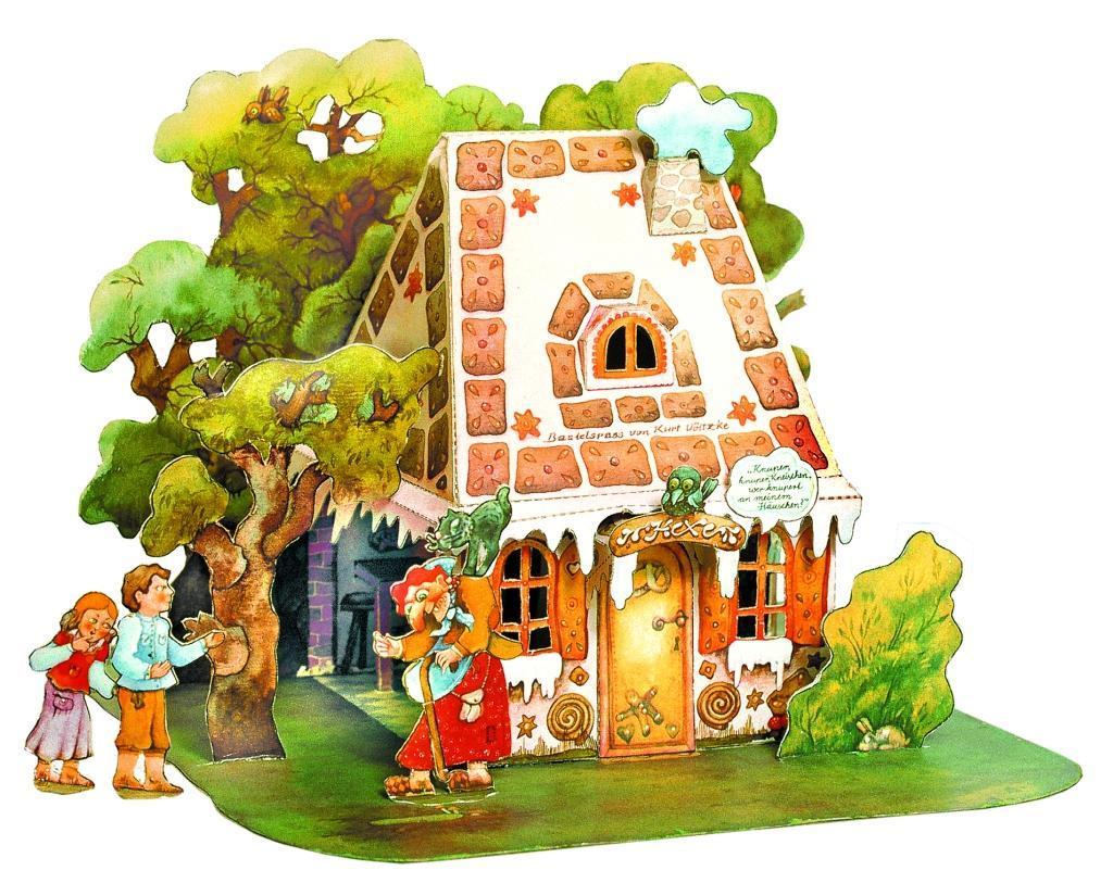 Hänsel und Gretel Bastelbogen