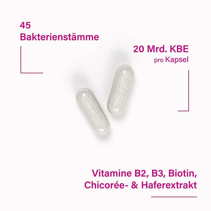 Lacto Intim Forte N45 + Biotin + Vitamin B2 & B3 Kapseln , 30 St