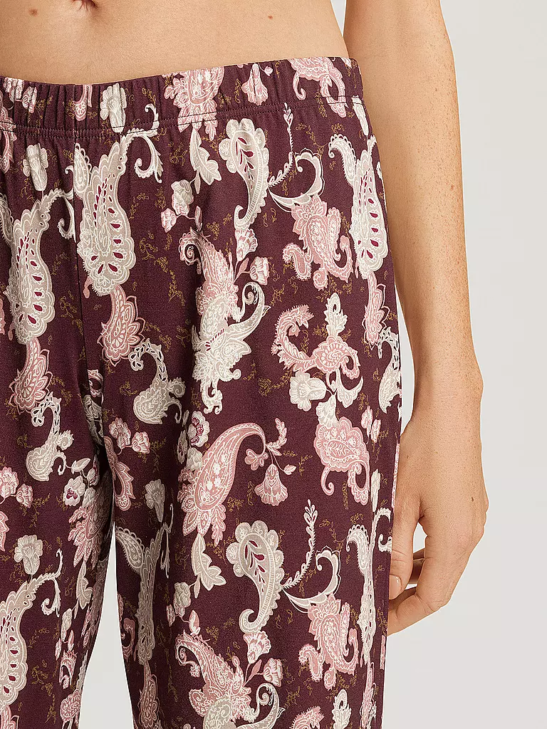 HANRO Pyjamahose LOUNGY NIGHTS beere