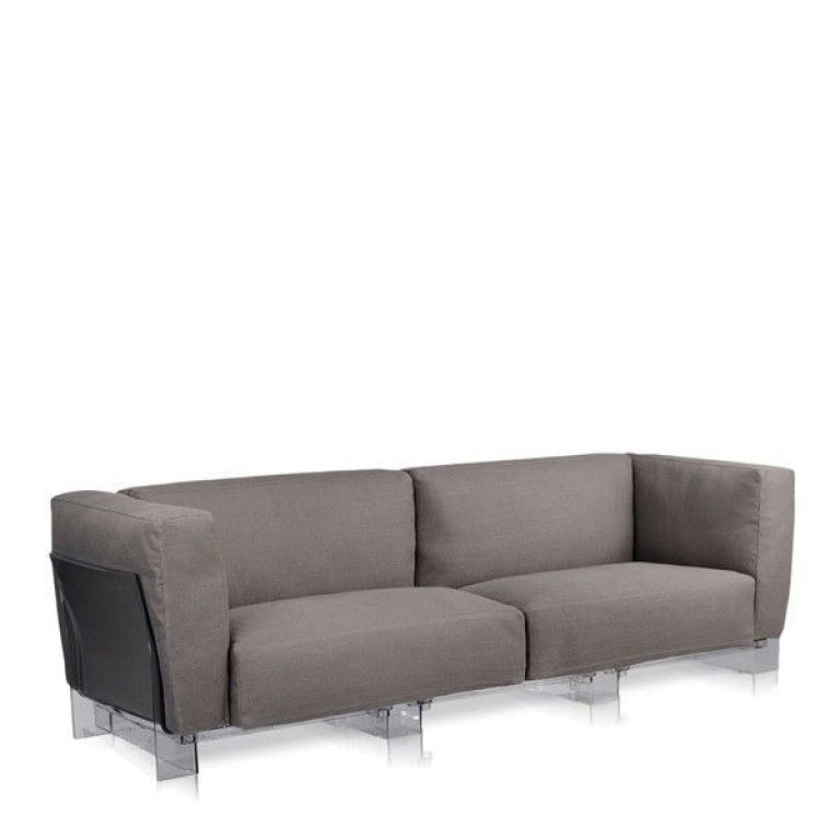Kartell Pop Duo bank 2-persoons grijs