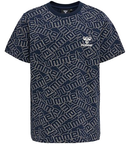 Hummel T-shirt - hmlCooper - Blåck Iris