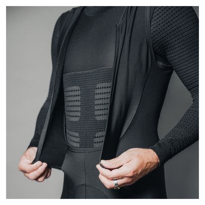 Collant Long Avec Gilet Intégré Spatzwear Bibz Noir