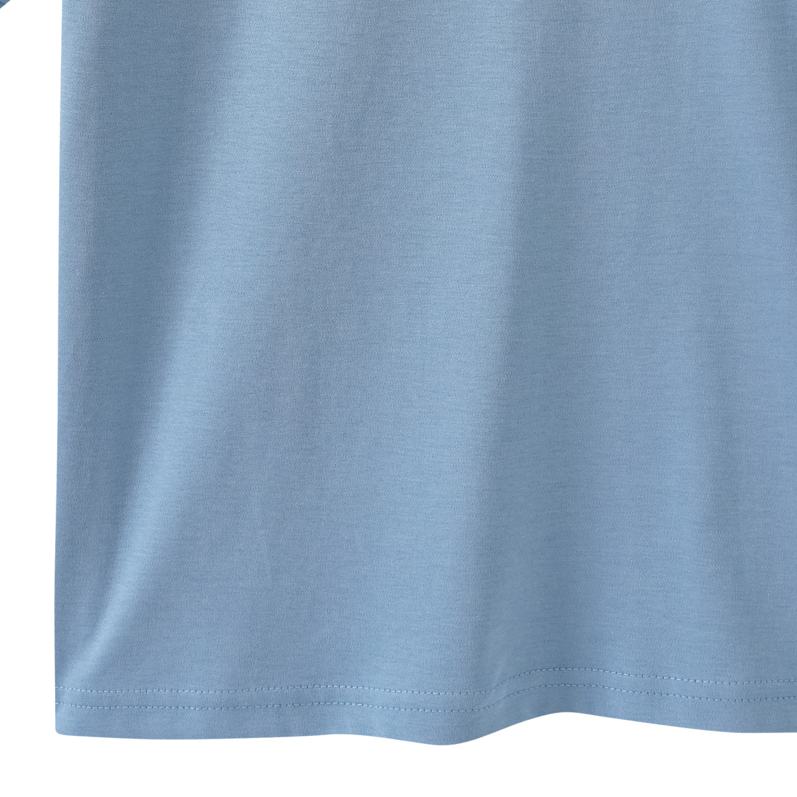 Yigga Jungen T-Shirt mit kleiner Stickerei blau