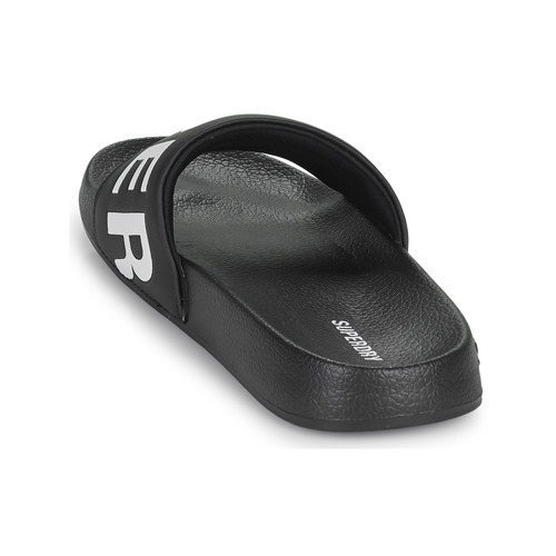 Superdry - CODE CORE POOL SLIDE - Noir