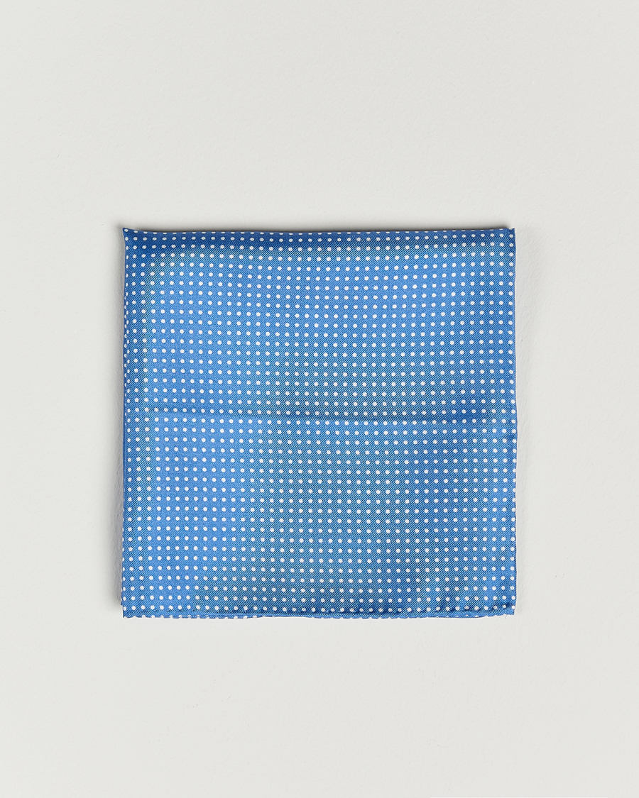 Amanda Christensen Handkerchief Dot Silk Sky Blue