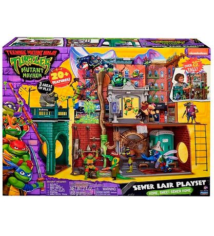 Turtles Spielset - 64 cm - Abwasserkanal