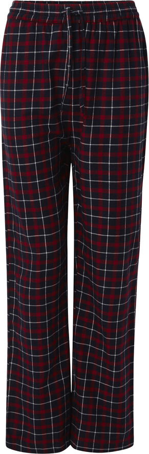 Lexington Riley ternede pyjamasbukser i flannel Blue/red