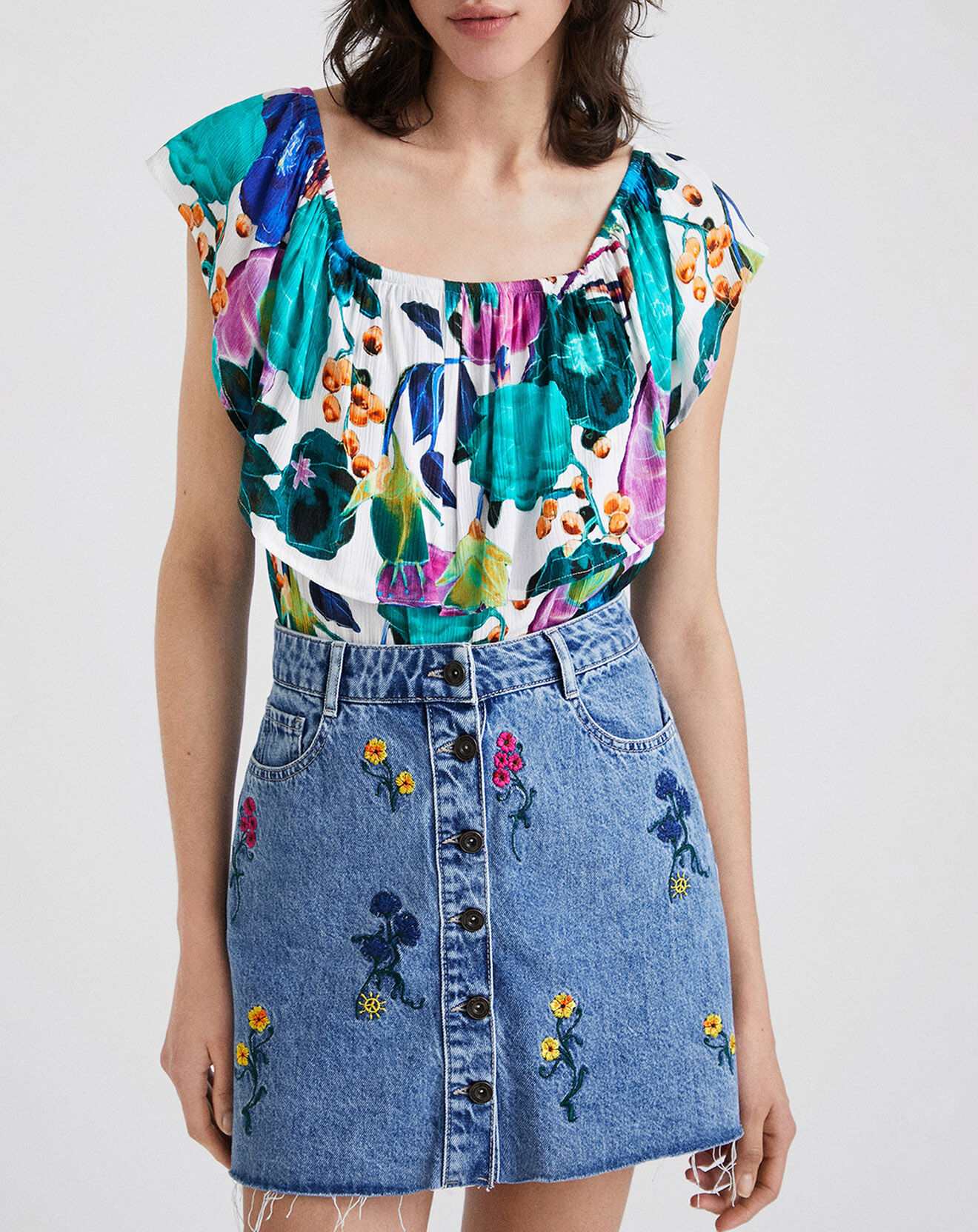 Desigual Blouse Ana multicolore