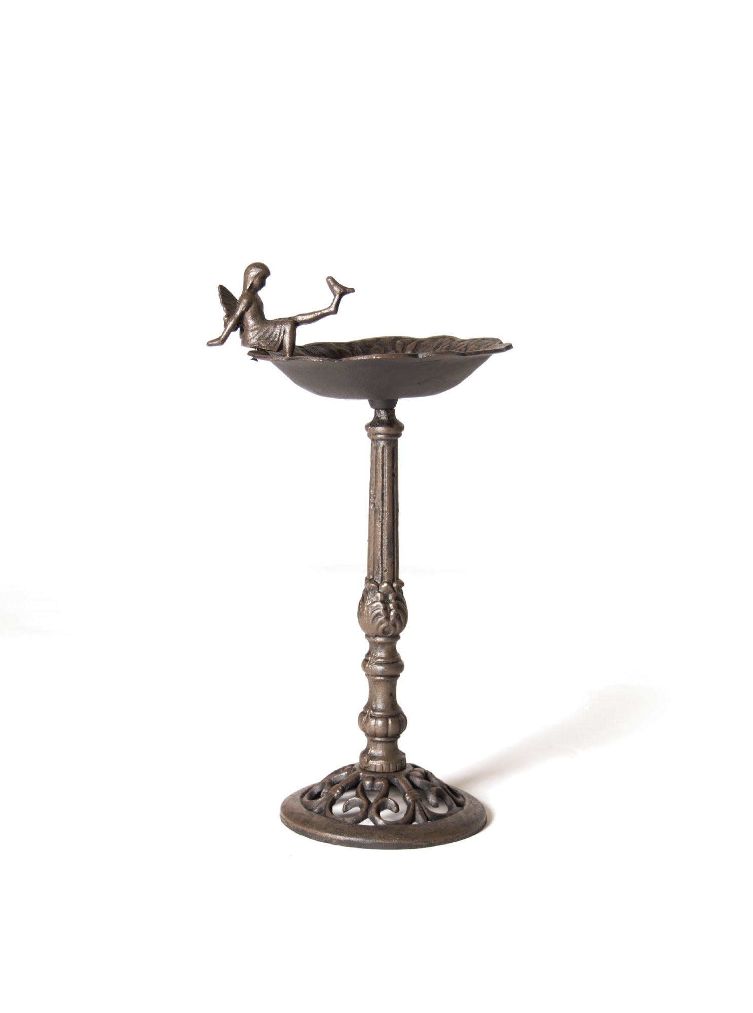 Vogeltränke mit Standfuß, antik-braun, B 25 cm, H 45 cm günstig bestellen