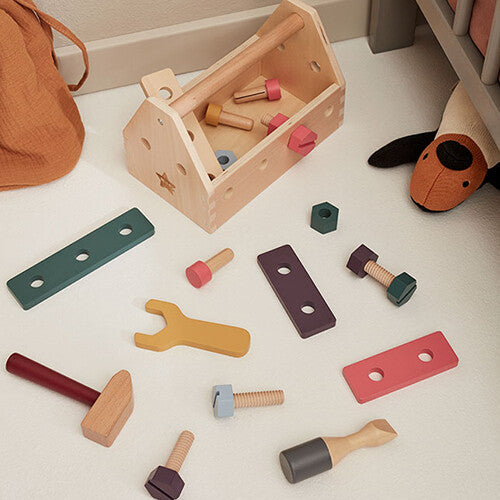 Kids concept houten gereedschapskist kids hub