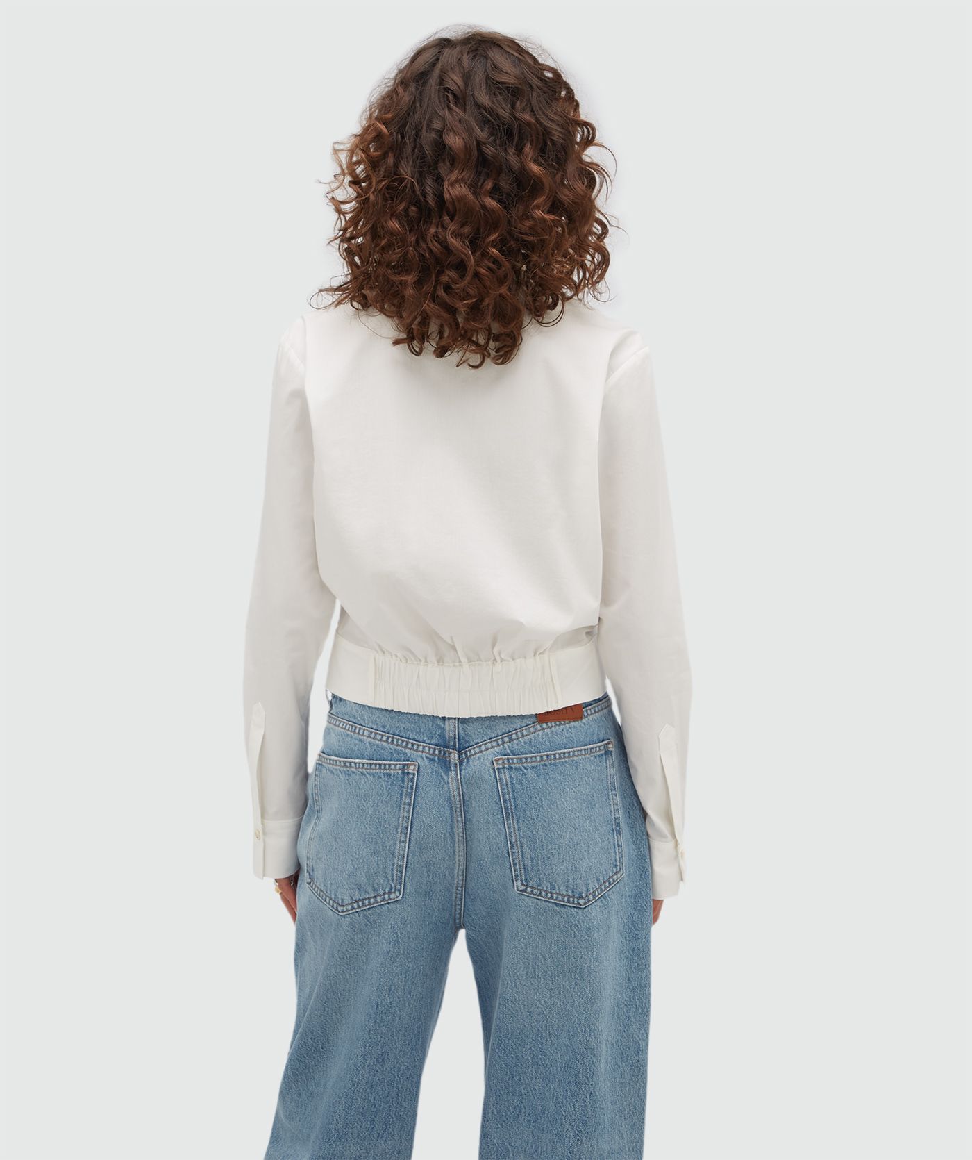 JV-ODELL regular fit blouse - off white