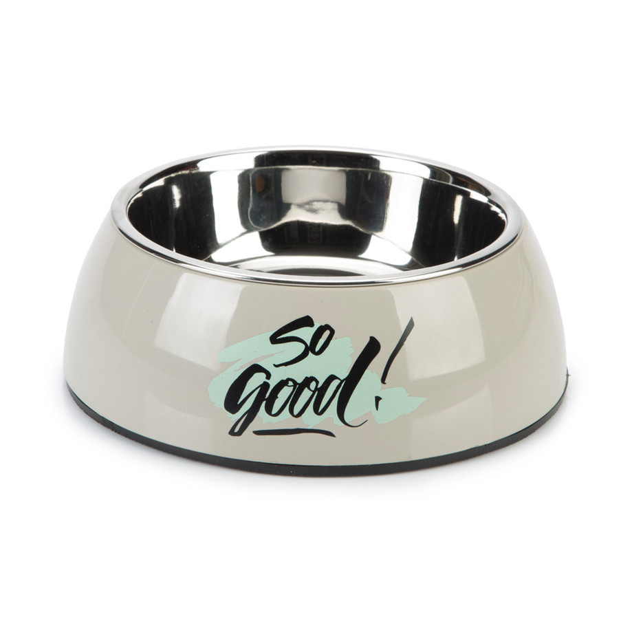 Alimentador para cães Beeztees So Good cinza