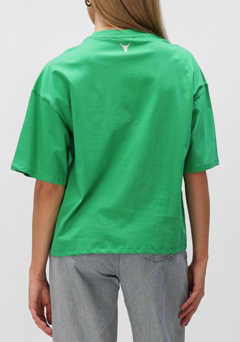 groene alix the label t-shirt ladies knitted the label t-shirt