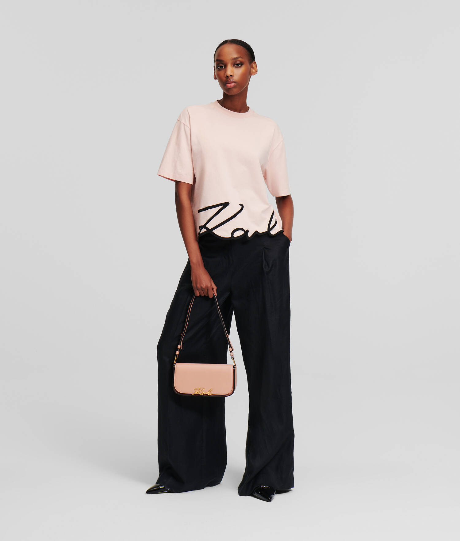 T-SHIRT OURLET KARL SIGNATURE