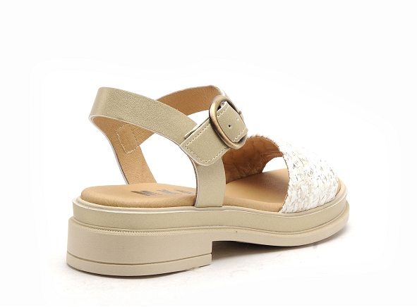 Minka nu pieds plats femme iggy blanc