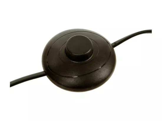 Lampadaire projecteur en Métal et Bois aspect vieilli H 150 cm