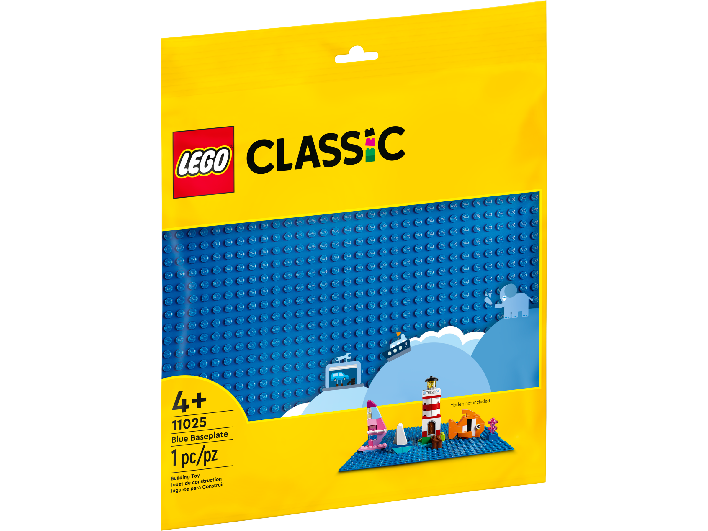 Placa de construção azul 11025