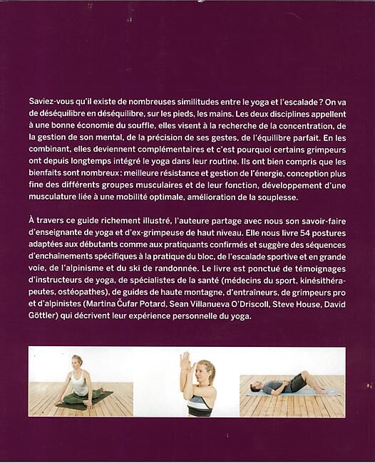GLENAT - YOGA ET ESCALADE