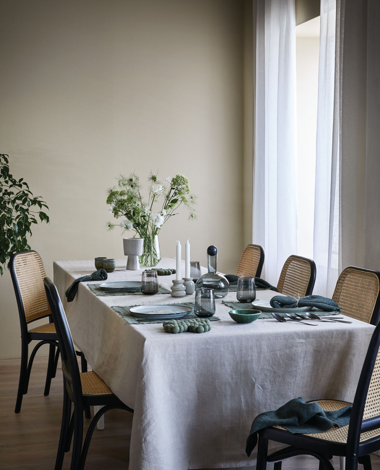 Linduk rød - 140x250 cm