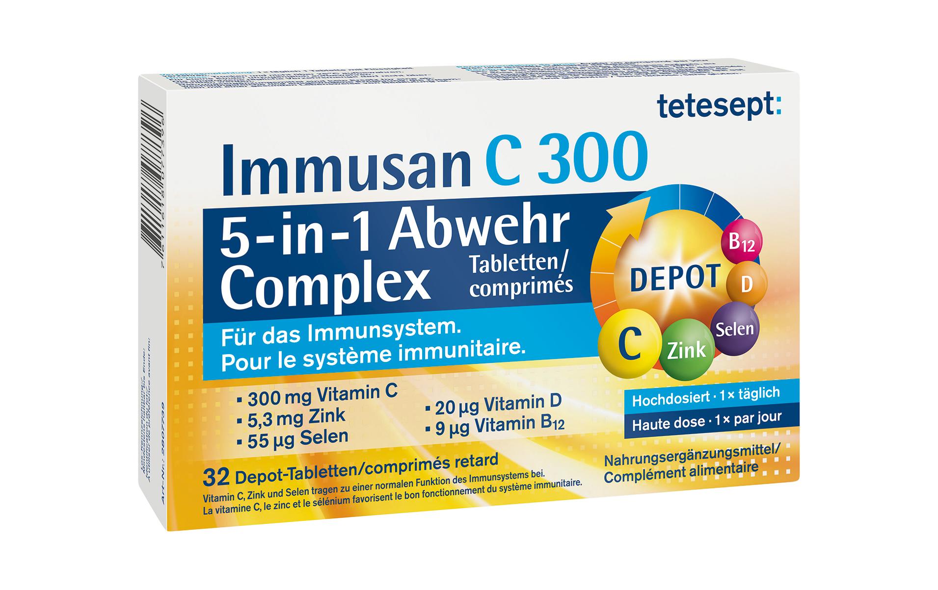 Immusan C 300 32 TablettenDepot Complex Tabletten für ein gesundes Immunsystem