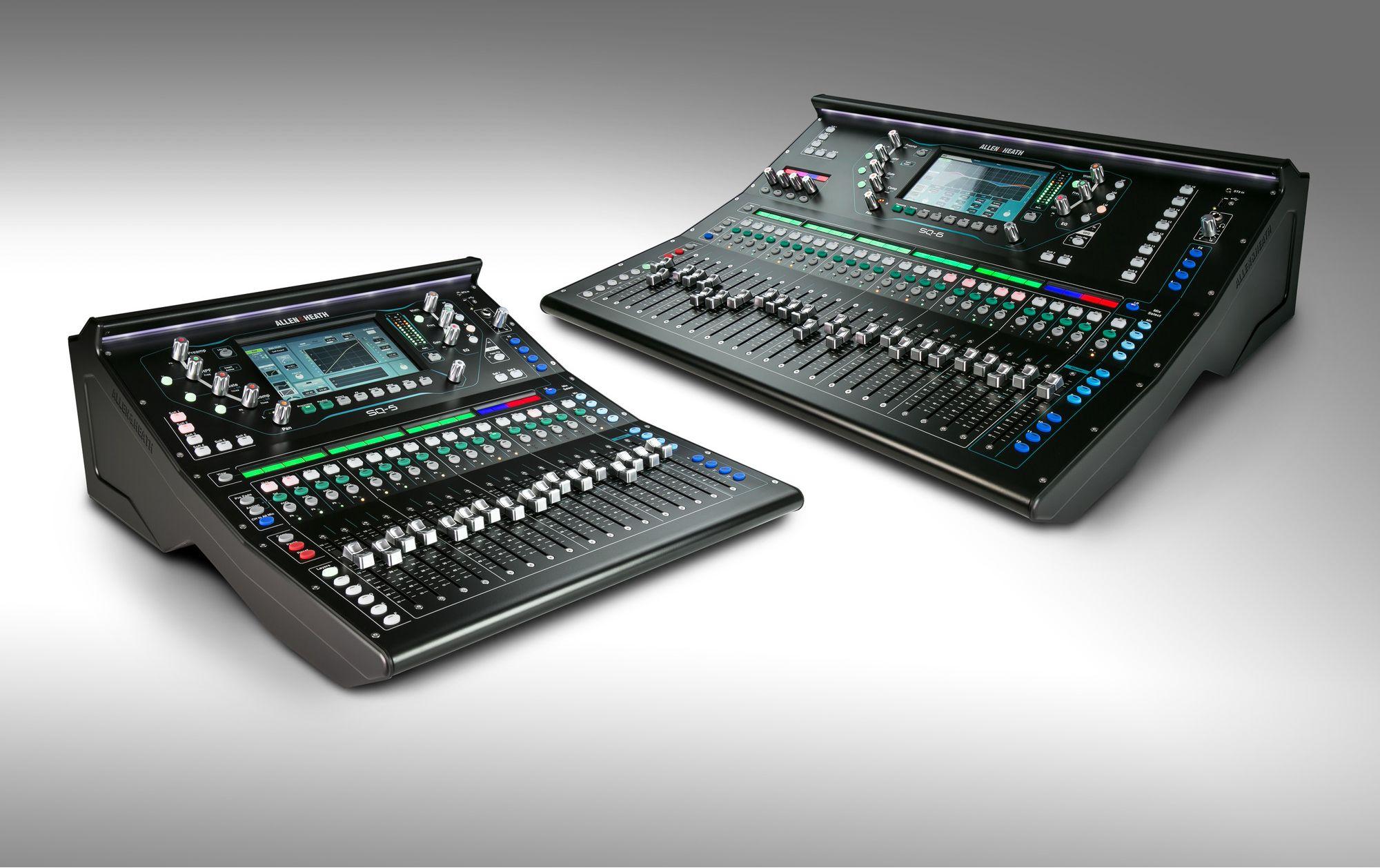 Mischpult SQ-5<br>Digitaler Mixer mit 48 Kanälen und 36 Bussen
