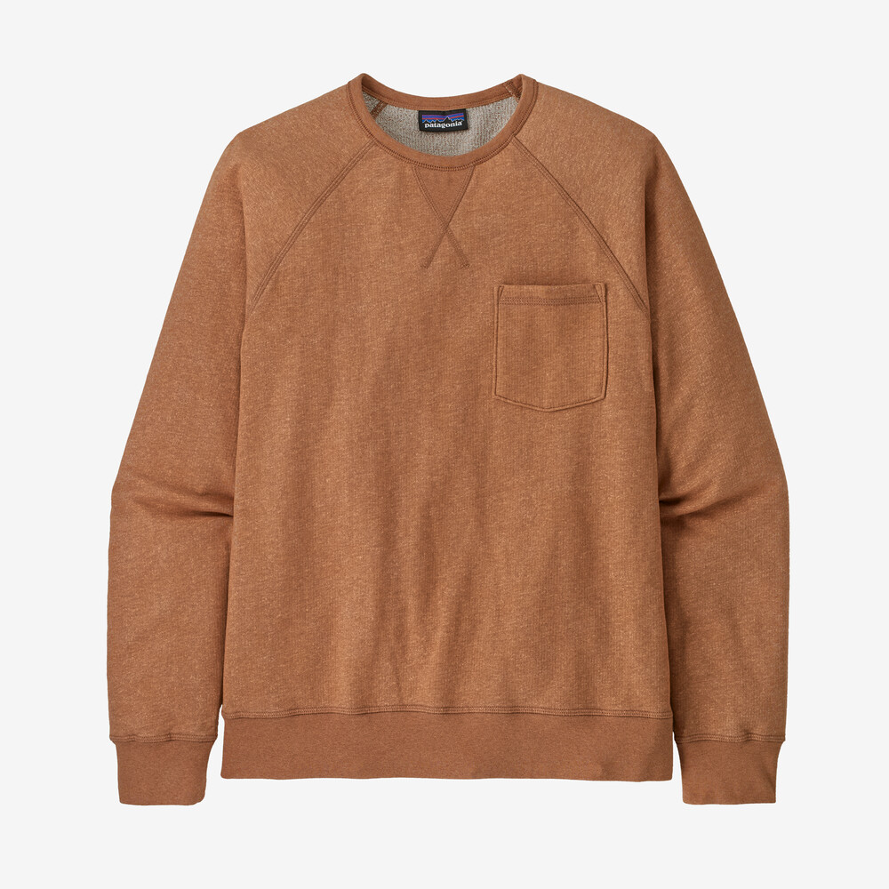 Mahnya Fleece-Sweatshirt mit Rundhalsausschnitt für Herren