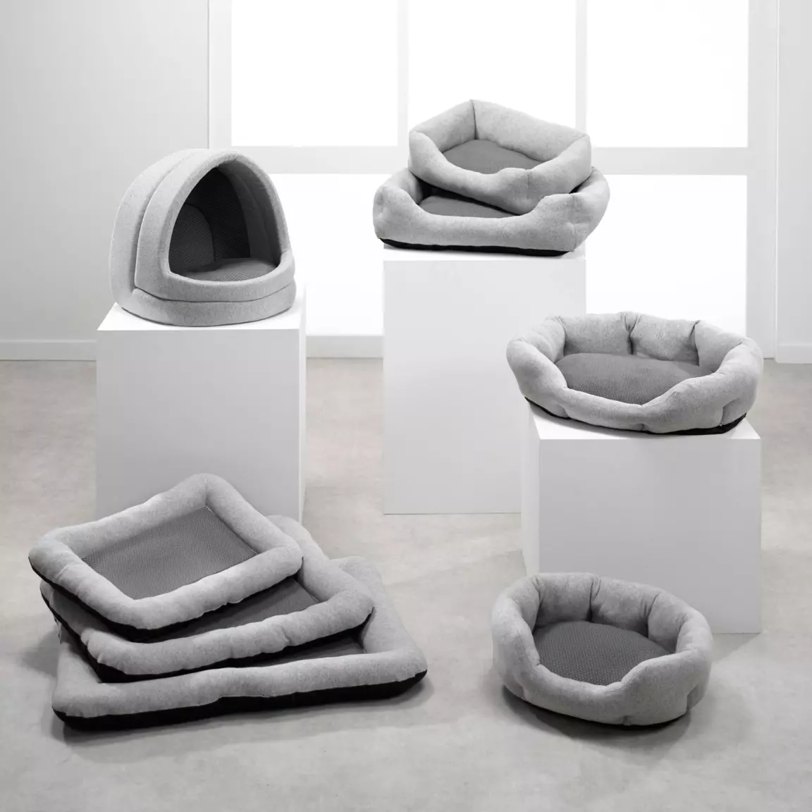 Matelas pour chat et chien Graphène L60 cm Gris
