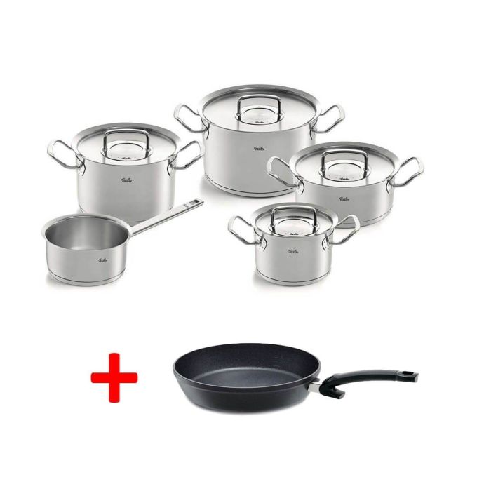 Fissler Topf-Set Original-Profi Collection® 5 tlg. + Gratis Adamant® Comfort Pfanne 24 cm
