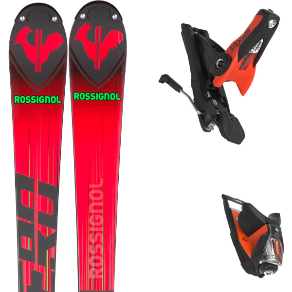Pack ski ROSSIGNOL ERO ATHLETE FIS SL FACTORY 165 R22 + SPX 12 ROCKERACE ROCKERACE HOT RED