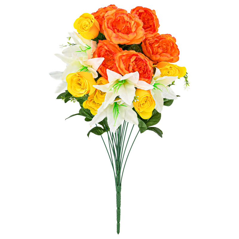 Bouquet artificiel de fleurs