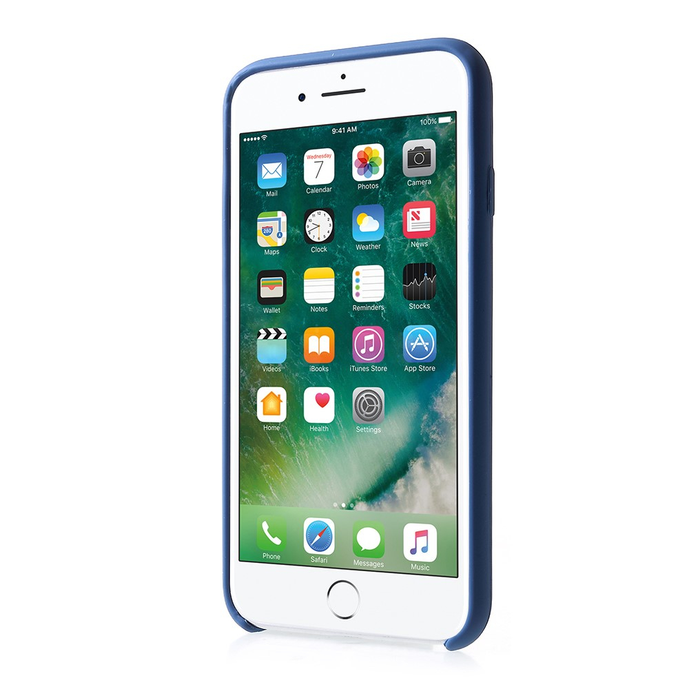 iPhone SE (2022/2020) / 8 / 7 Silikon Case Hülle - Blau