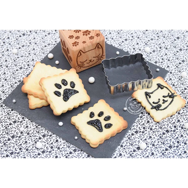 Kit décoration de biscuits Chat Scrapcooking