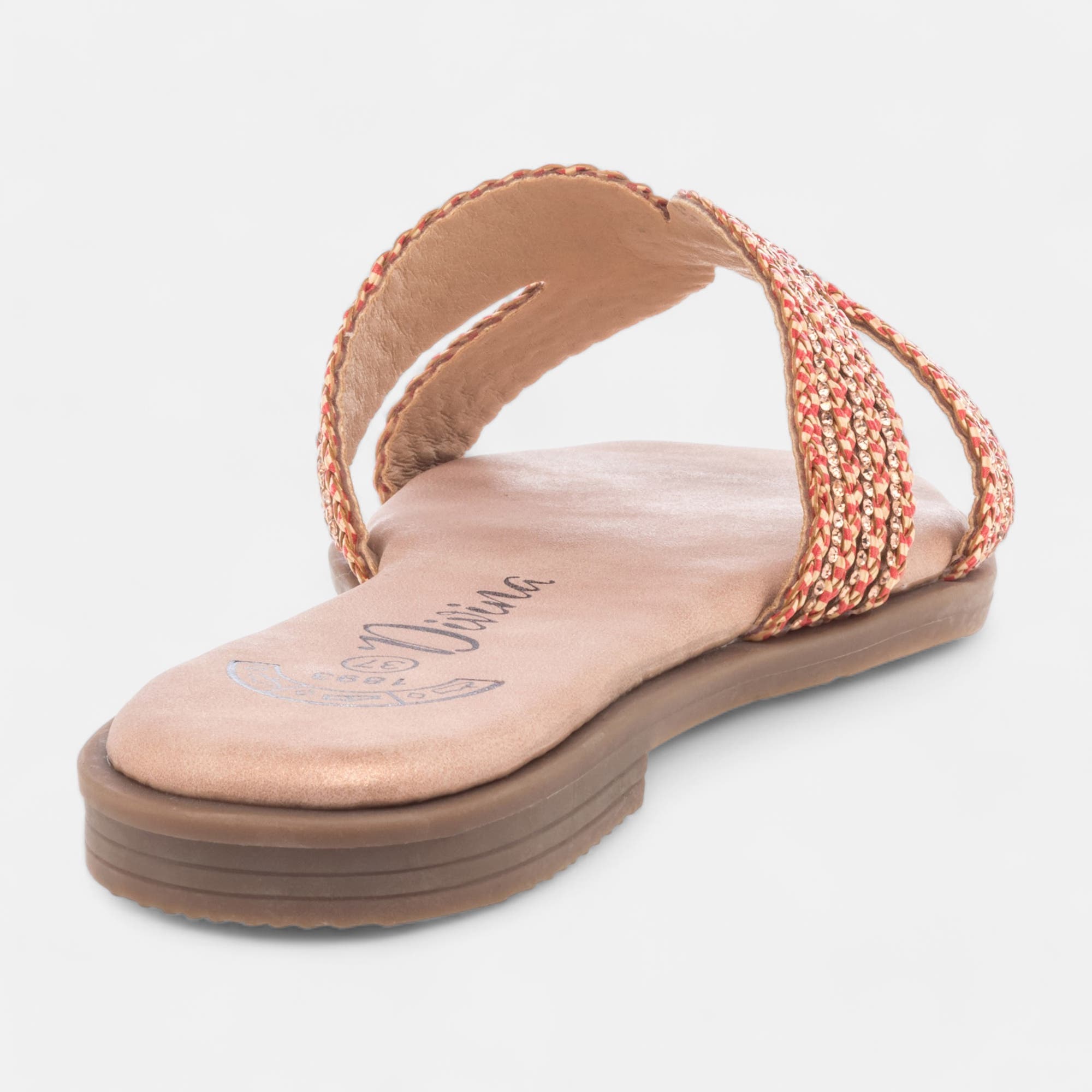 Mules Femme corail