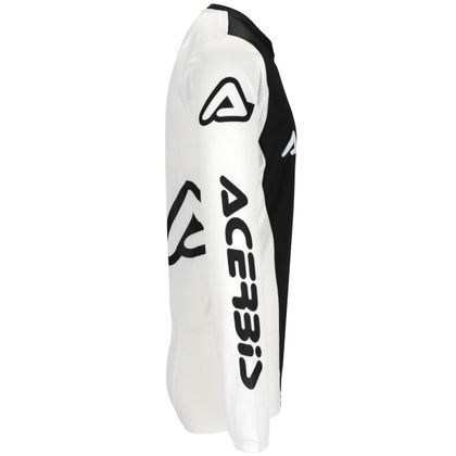 Maillot cross Acerbis MX J-TRACK INC. 2024 - Noir / Blanc