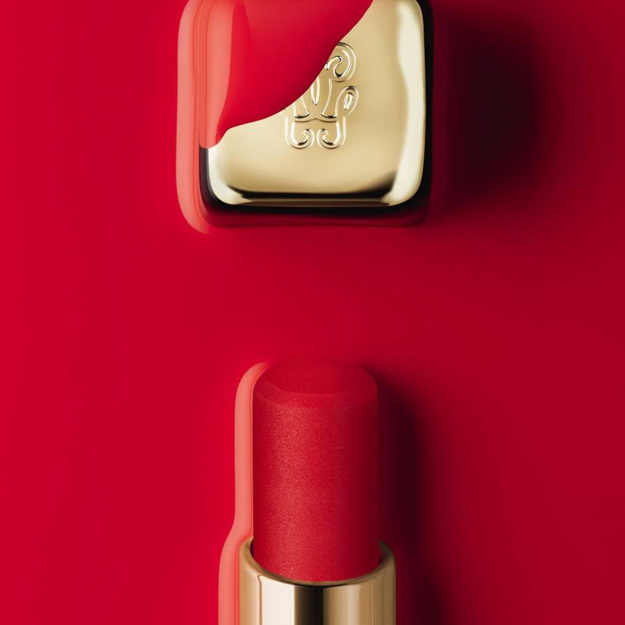 Guerlain Kiss Kiss Tender Matte Lipstick 910 Wanted Red 2,8g