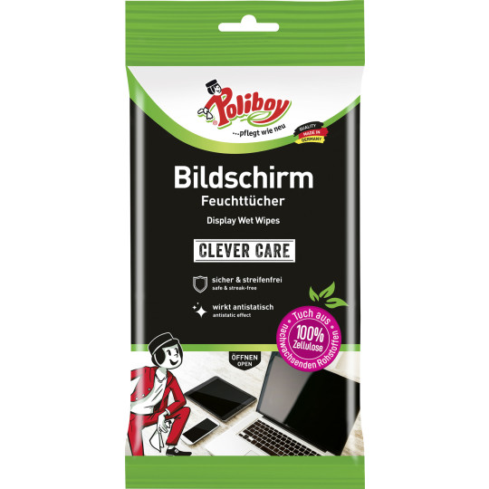 Poliboy Bildschirm Feuchttücher 15ST