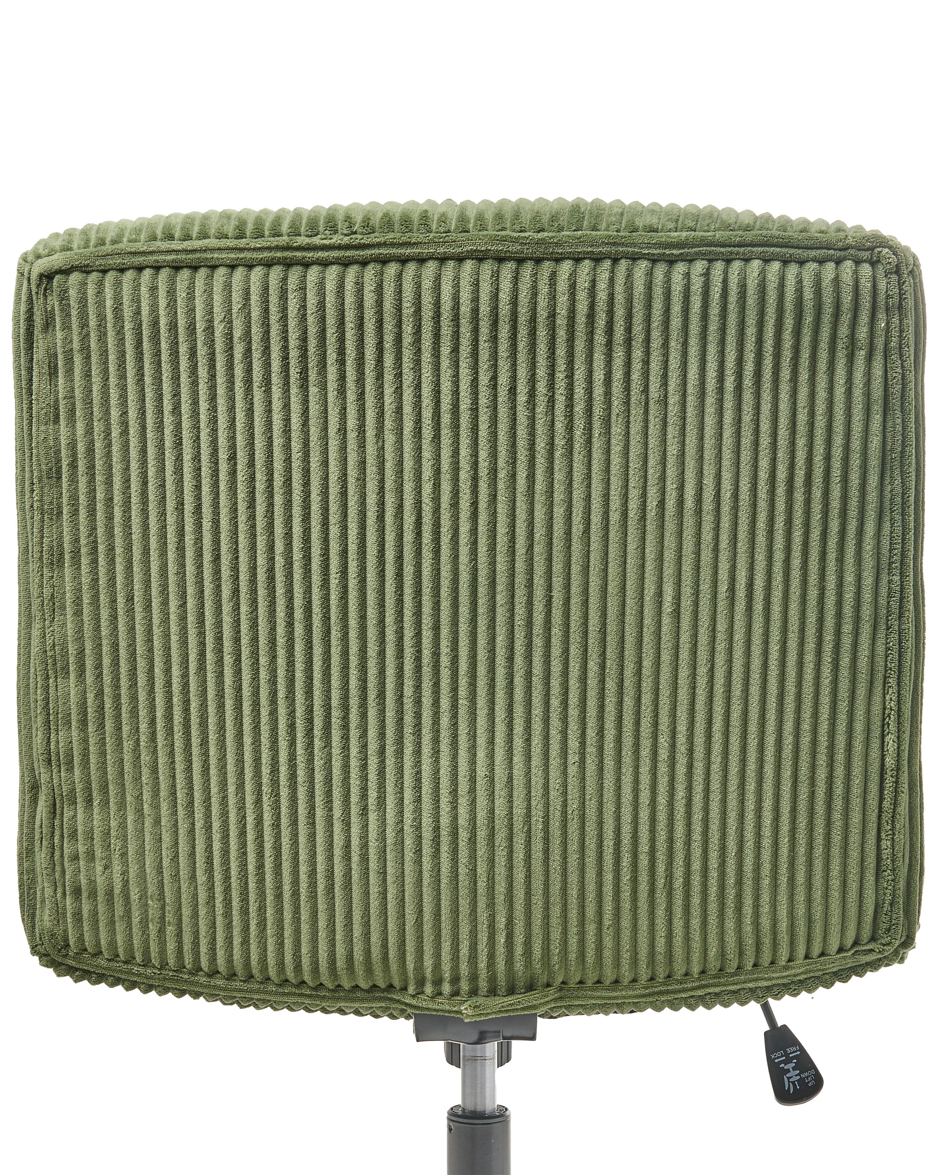 Bureaustoel GEDDES Corduroy Groen
