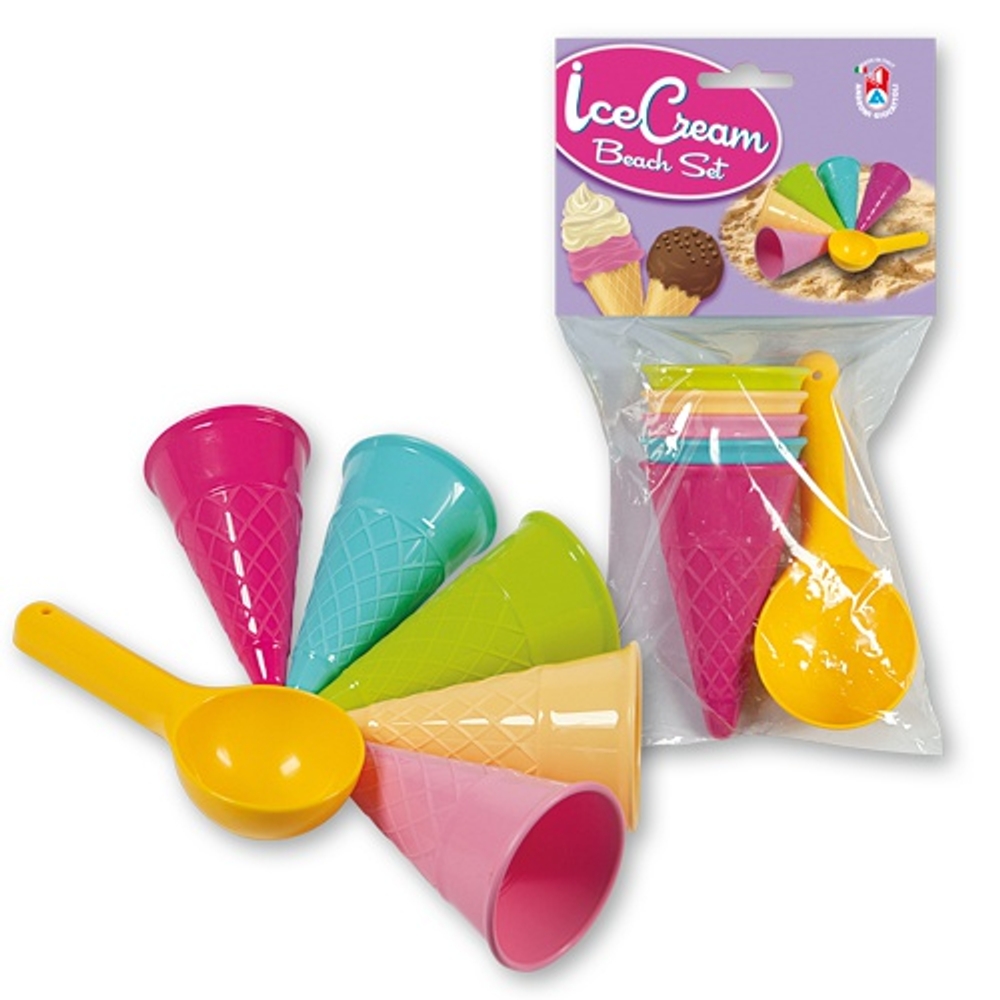 6-teiliges Eiscreme-Strandset