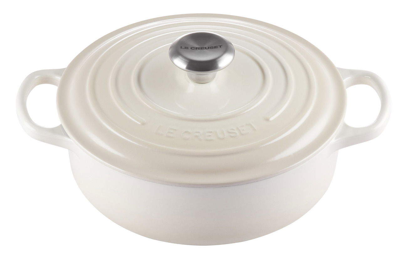 LE CREUSET Gourmet Bräter Meringue SIGNATURE