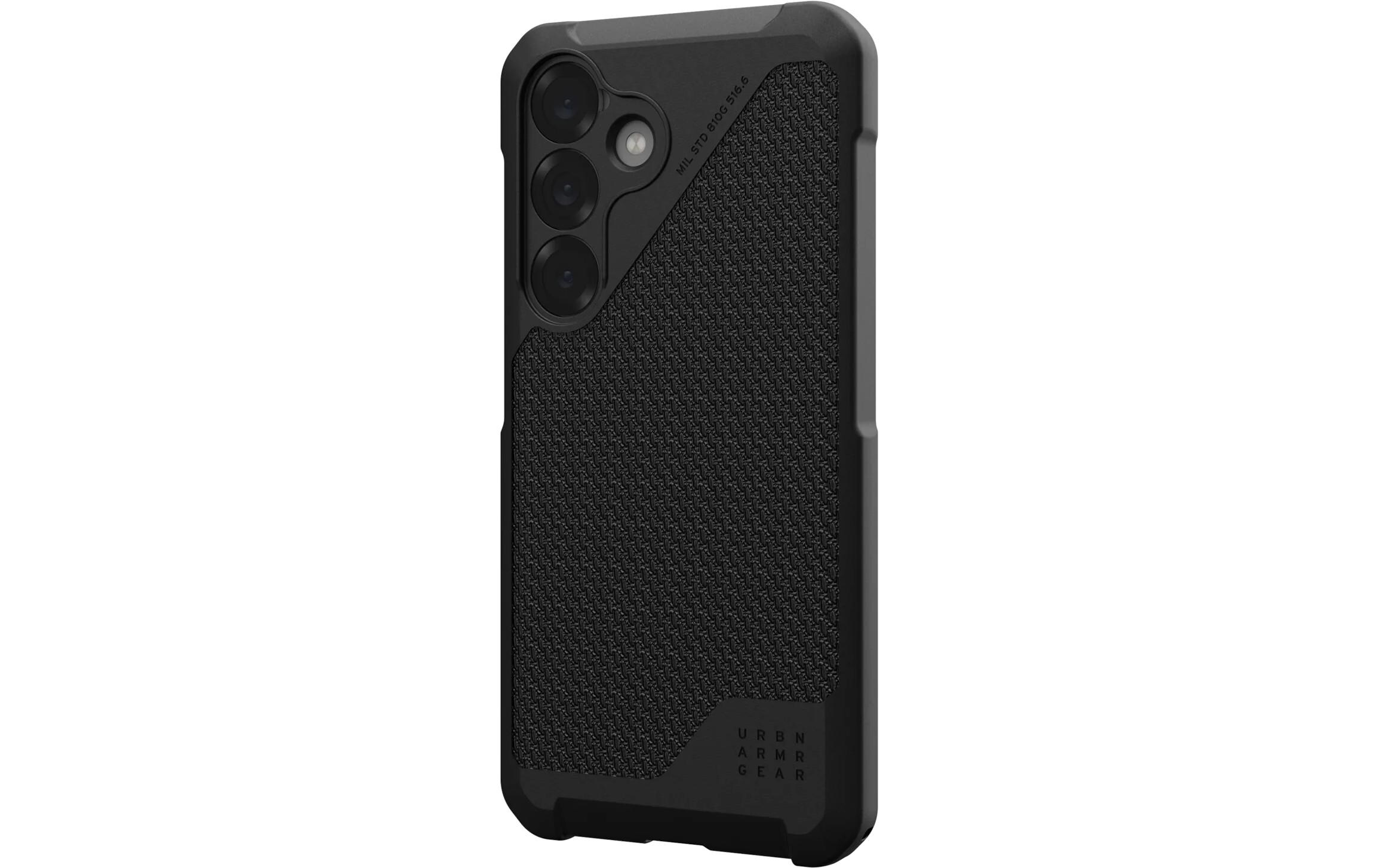 Back Cover Metropolis LT Galaxy S25 Kevlar BlackSchutzhülle für das Samsung Galaxy S25