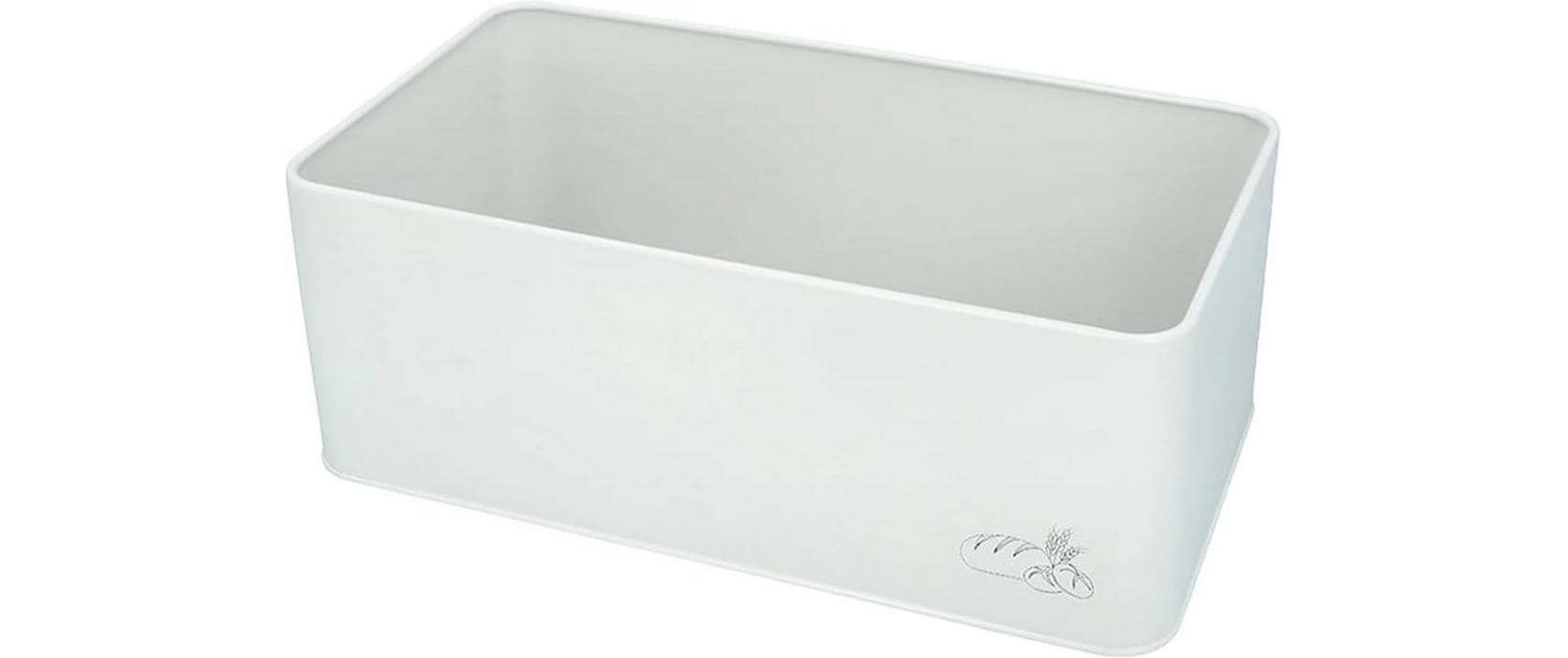 Brotkasten Laib und Seele WeissDekorativer Brotkasten mit Deckel