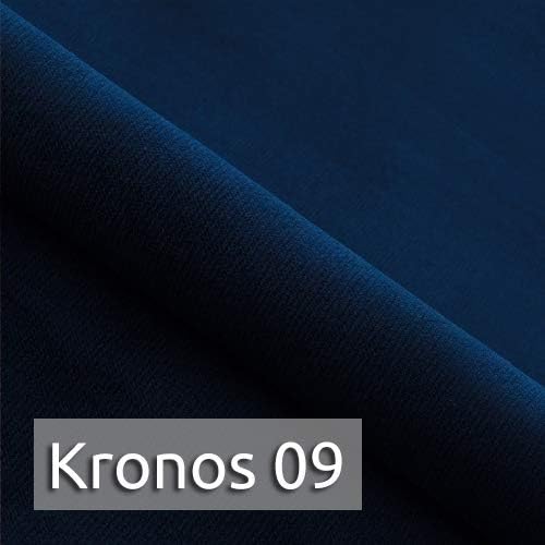Sofnet Ecksofa Caris mit Schlaffunktion und einstellbare Kopfstützen, Wohnlandschaft mit Bettkasten, Couch, Sofa, Bettsofa (Dunkelblau (Kronos 09), Ecksofa Rechts)