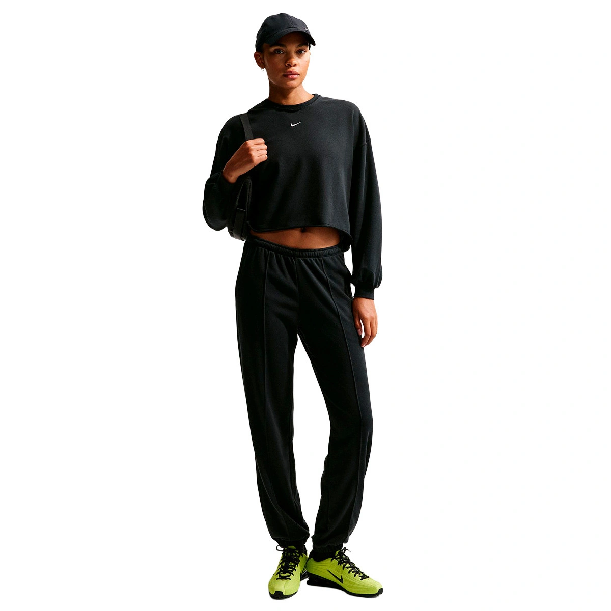 T-Shirt Nike Nschill Ft Crew Mulher