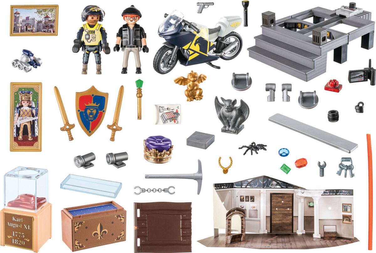 Playmobil - Julekalender Politi - Museumstyveri - 71347